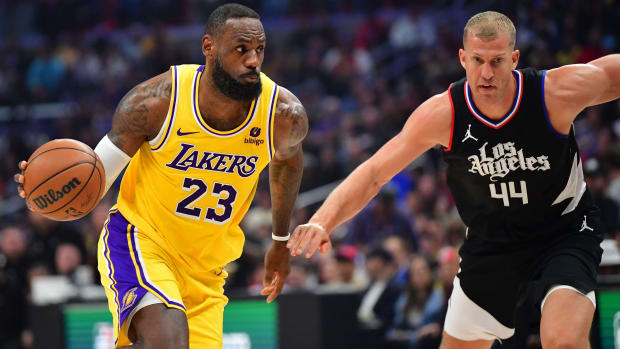 Los Angeles Lakers forward LeBron James.